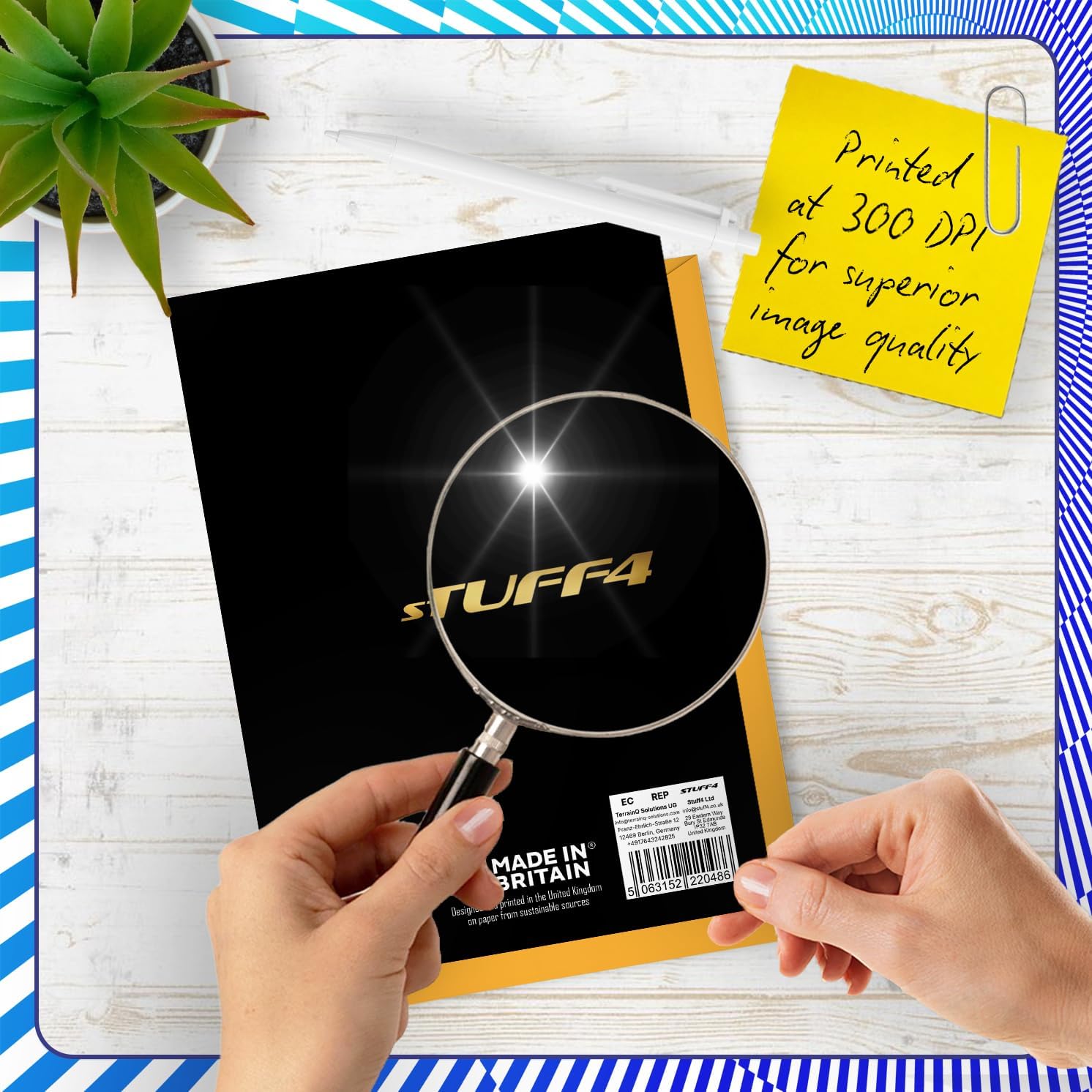 Gold 22nd Birthday Card for Men Women - Black & Golden Newspaper Born in 2003 - Happy 22 Birthday Cards for Friend Granddaughter Uncle Cousin Sister Niece, 5x7 Inch Bday Greeting Cards