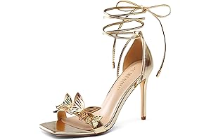 Lace Up High Heels Stilletos Heels for Women Strappy Gladiator Sexy Open Square Toe Heels