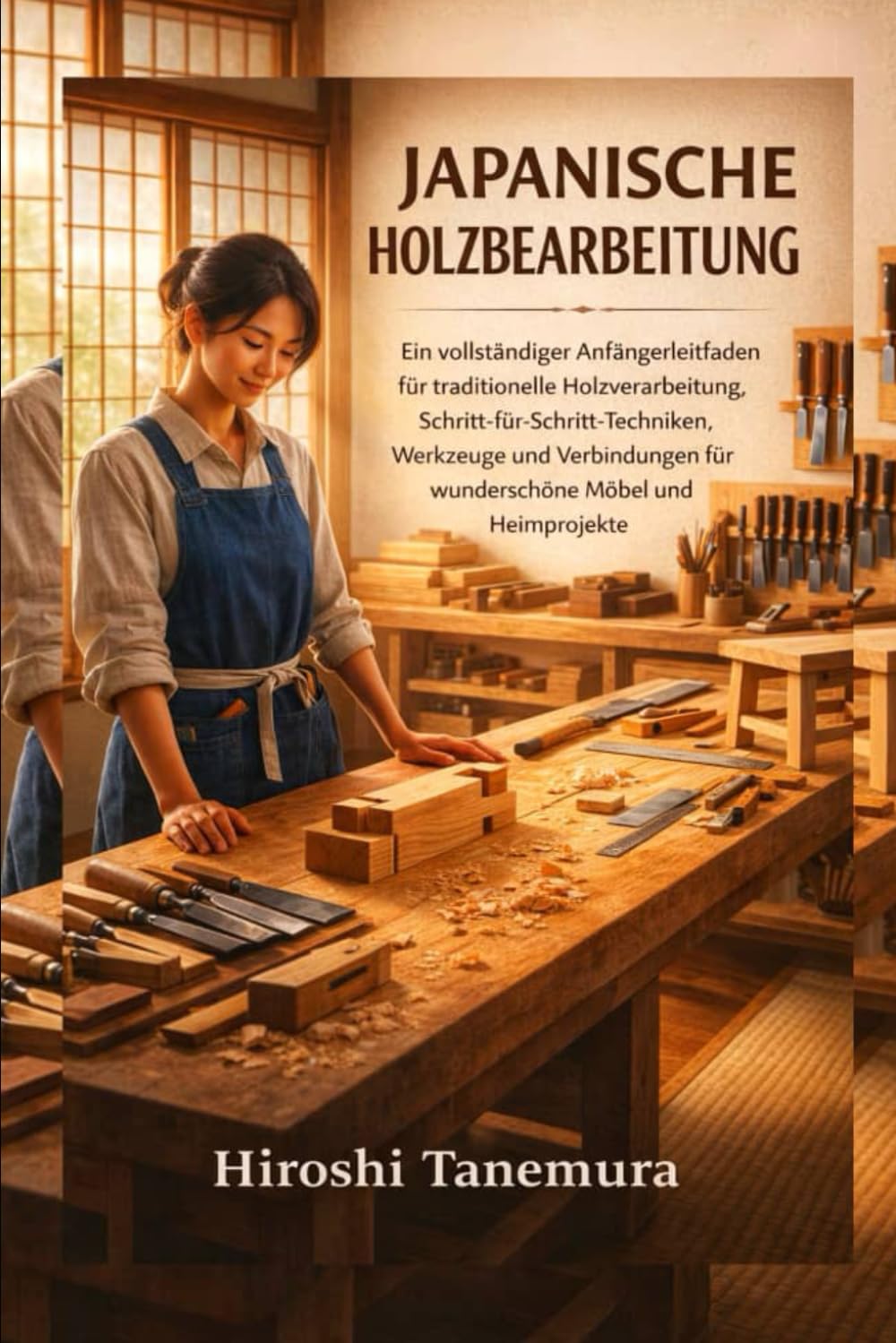 JAPANISCHE HOLZBEARBEITUNG: Ein vollständiger Anfängerleitfaden für traditionelle Holzverarbeitung, Schritt-für-Schritt-Techniken, Werkzeuge und Verbindungen für wunderschöne Möbel und Heimprojekte