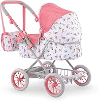Vista 4 de Corolle - Cochecito Mon Grand Poupon - Mango ajustable, diseño plegable, para muñecas de bebé de 14", 17" y 20
