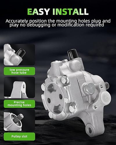 Miniatura 798 de SCITOO Bomba de dirección asistida compatible con Ford para Transit Connect 2011 2012 2013 L4 2.0L, repuesto 20-1044 BT1Z3A696A, con polea