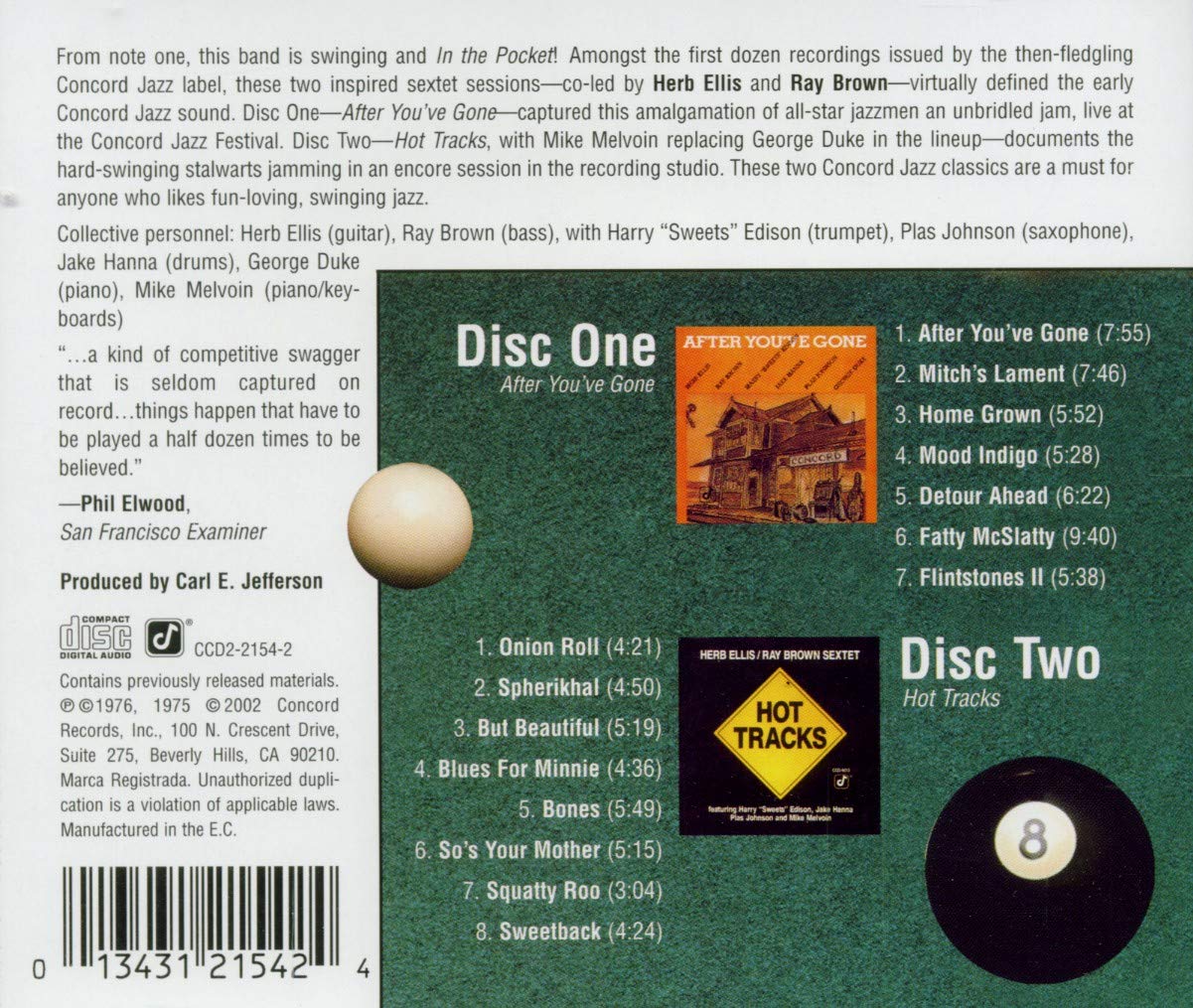 In the Pocket: After You've Gone/Hot Tracks