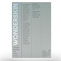 Vista 8 de Wonderskin Brillo de labios Blading Top Gloss, maquillaje de labios hidratante y de acabado de alto brillo (purpurina azul)