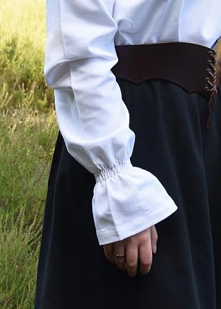 Battle-Merchant Carmen Medieval Off-Shoulder Peasant Blouse for Women