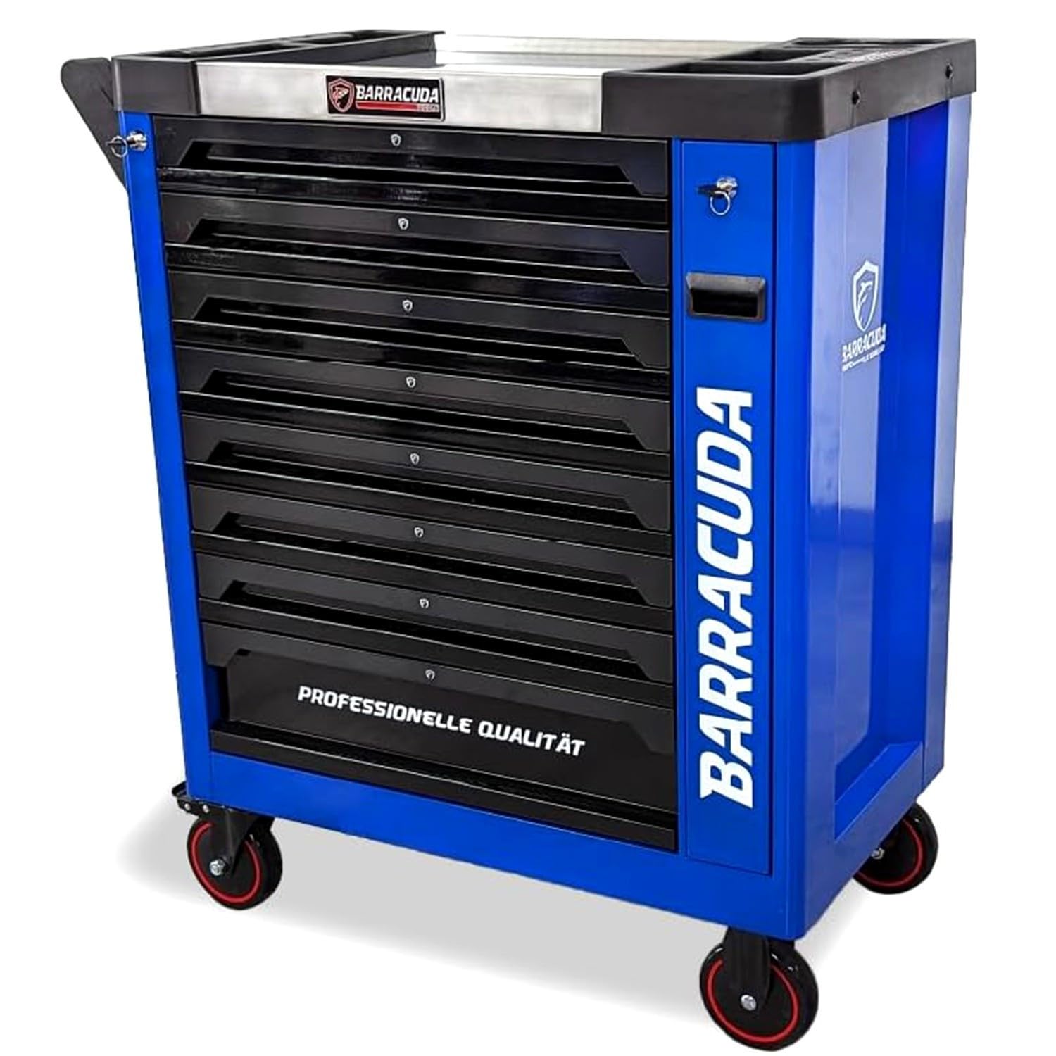Barracuda Tools Servante d'atelier 9 tiroirs Dont 8 outillés - Racing 1 Max+ Blue