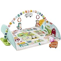 Fisher-Price, Palestrina Gigante della Città 2 in 1, con Musica, Luci e 7 Giochini, Giocattolo per Neonati 0+ Mesi, GRV42, Imballaggio Sostenibile