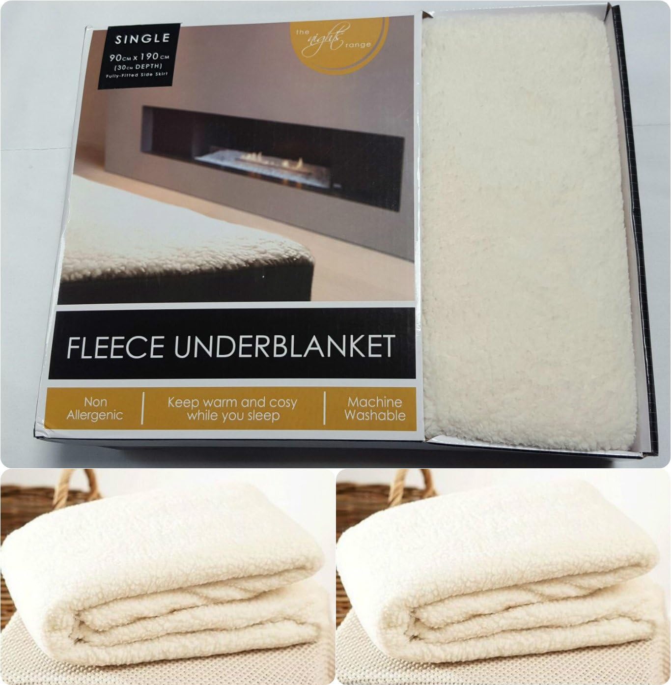 ComfortStyle Luxury Deep Fitted UNDERBLANKET Mattress Protector