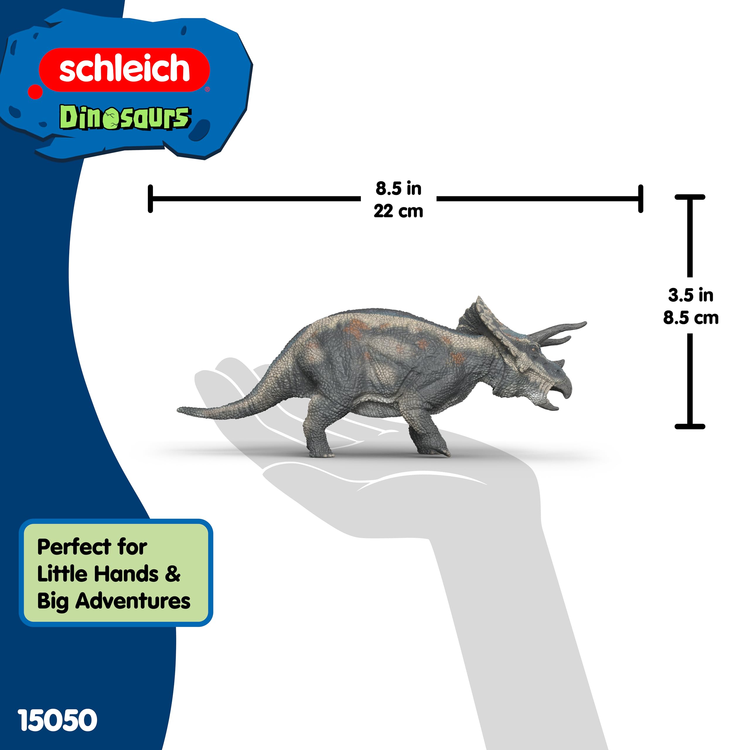 Amazon.co.jp: シュライヒ schleich 恐竜 トリケラトプス(グレー
