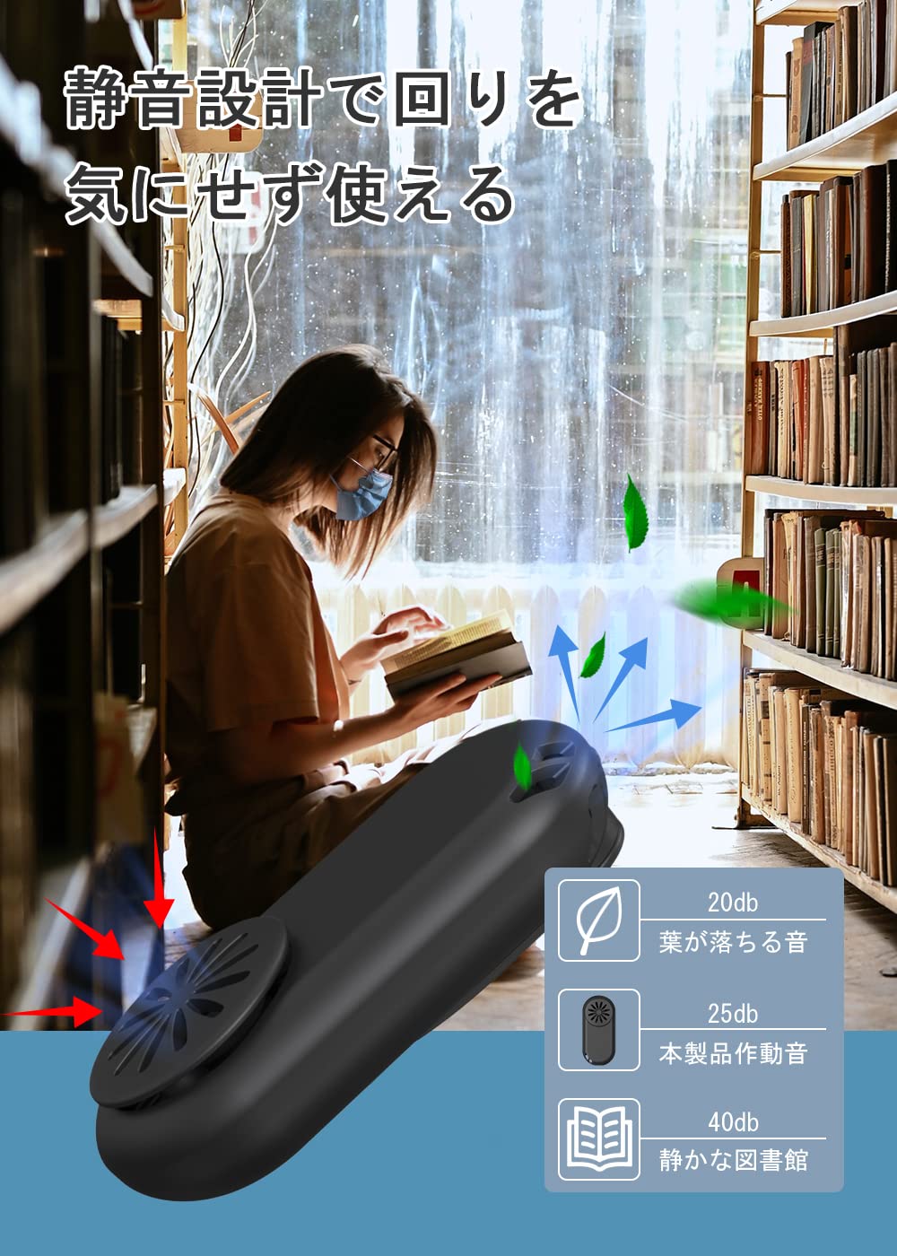 Amazon.co.jp: アップグレード マスクファン SANYEE マスク用扇風機