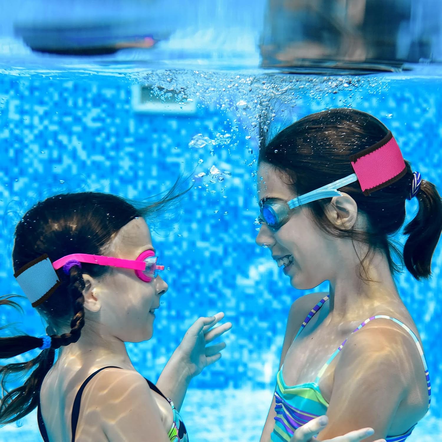 Skylety 3 Pcs Swimming Mask Strap Cover Diving Mask Straps Adjustable Hair Protector Wrap for Dive and Snorkel Masks Water Sports - Image 6