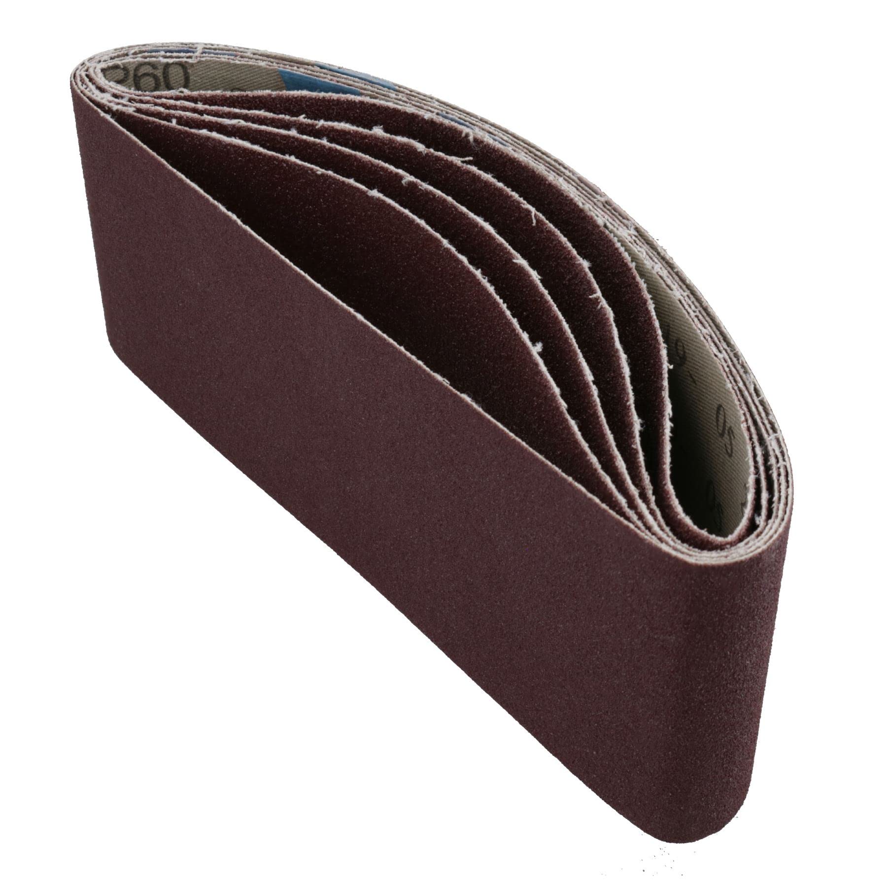 Schleifmittel, 457 mm x 75 mm, gemischte Körnung, langlebig, 50 Stück