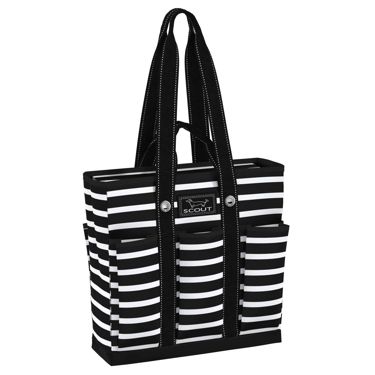 SCOUT Rocket Pocket Tote - Multi-Pocket Travel Nurse Teacher Mom Tote 7 Pockets Total Two Sets of Straps