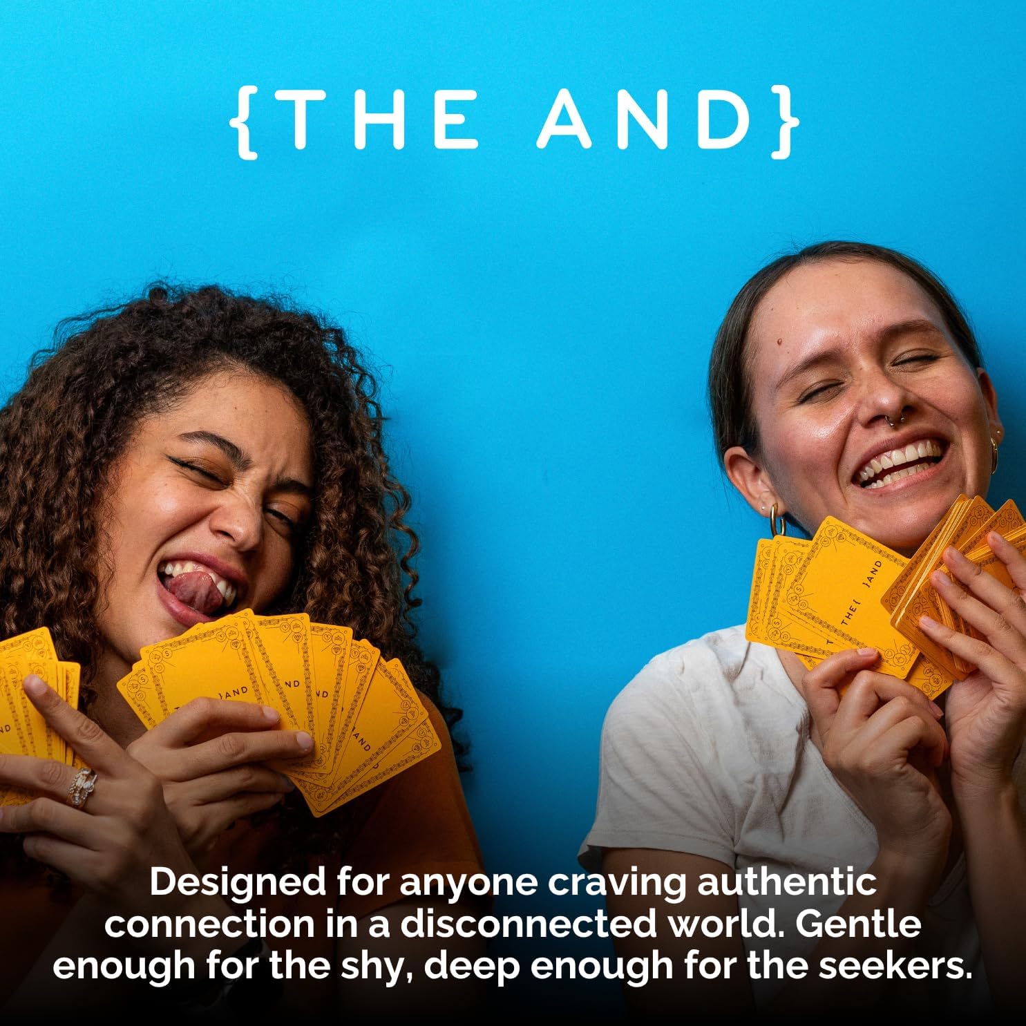 {THE AND} Strangers Edition - Conversation Starter Card Game - Fun Getting to Know You Game - Ice Breakers to Reduce The Space Between You and a Stranger - Questions to Make a Friend By The Skin Deep
