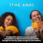 (THE AND) Strangers Edition - Conversation Starter Card Game - Fun Getting to Know You Game - Ice Breakers to Reduce The Space Between You and a Stranger - Questions to Make a Friend By The Skin Deep