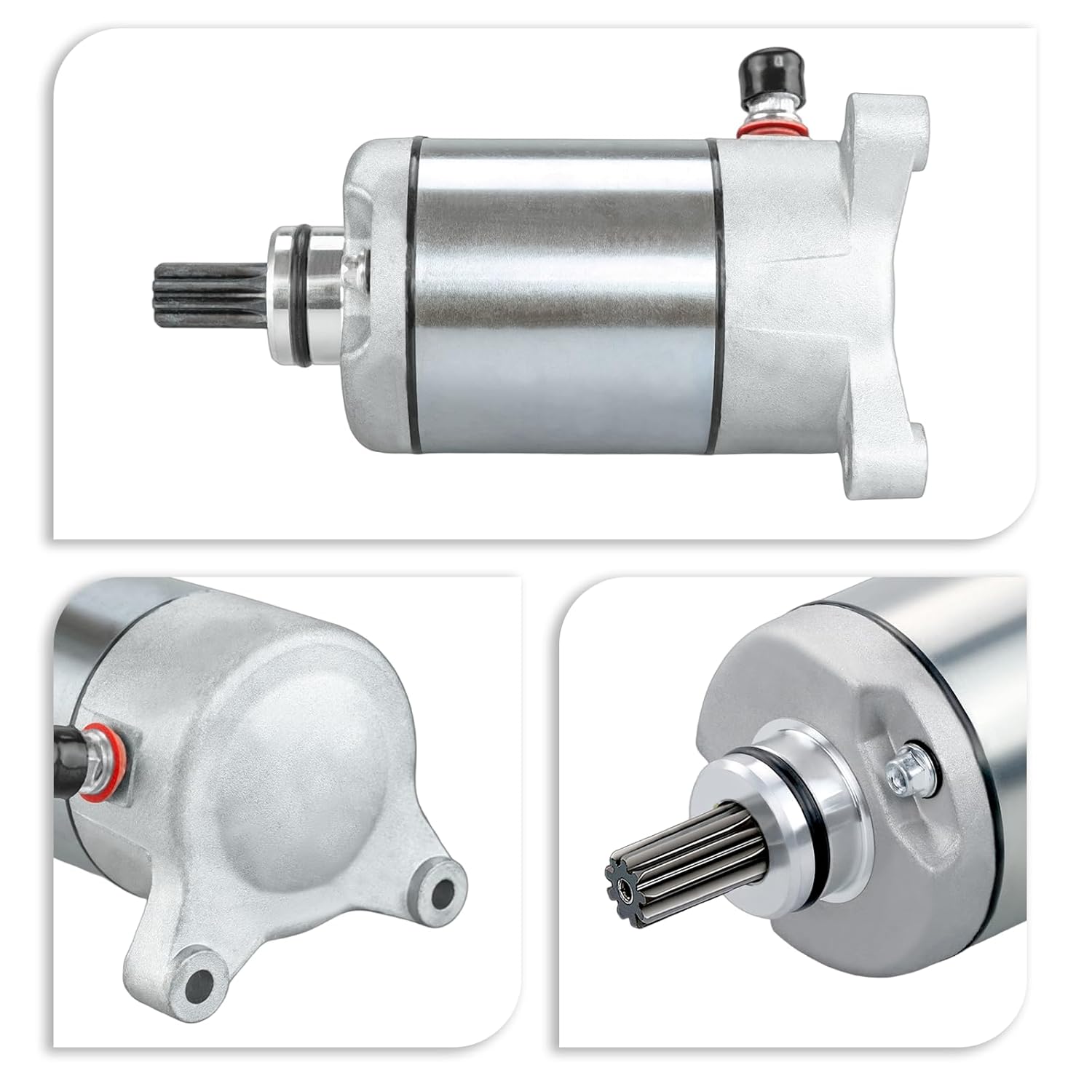 Electrical Starter Motor Compatible with Polaris Sportsman 500 325 330 335 425 400 450 Ranger 500 Magnum Trail Boss Big Boss ATP Scrambler Starter HO 1995-2014 3090188 3084981