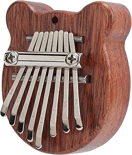 Generic 8トーンカリンバ、カリンバミニ高強度炭素鋼キー、屋外レジャー楽器用、仕事や勉強のプレッシャーを軽減します。