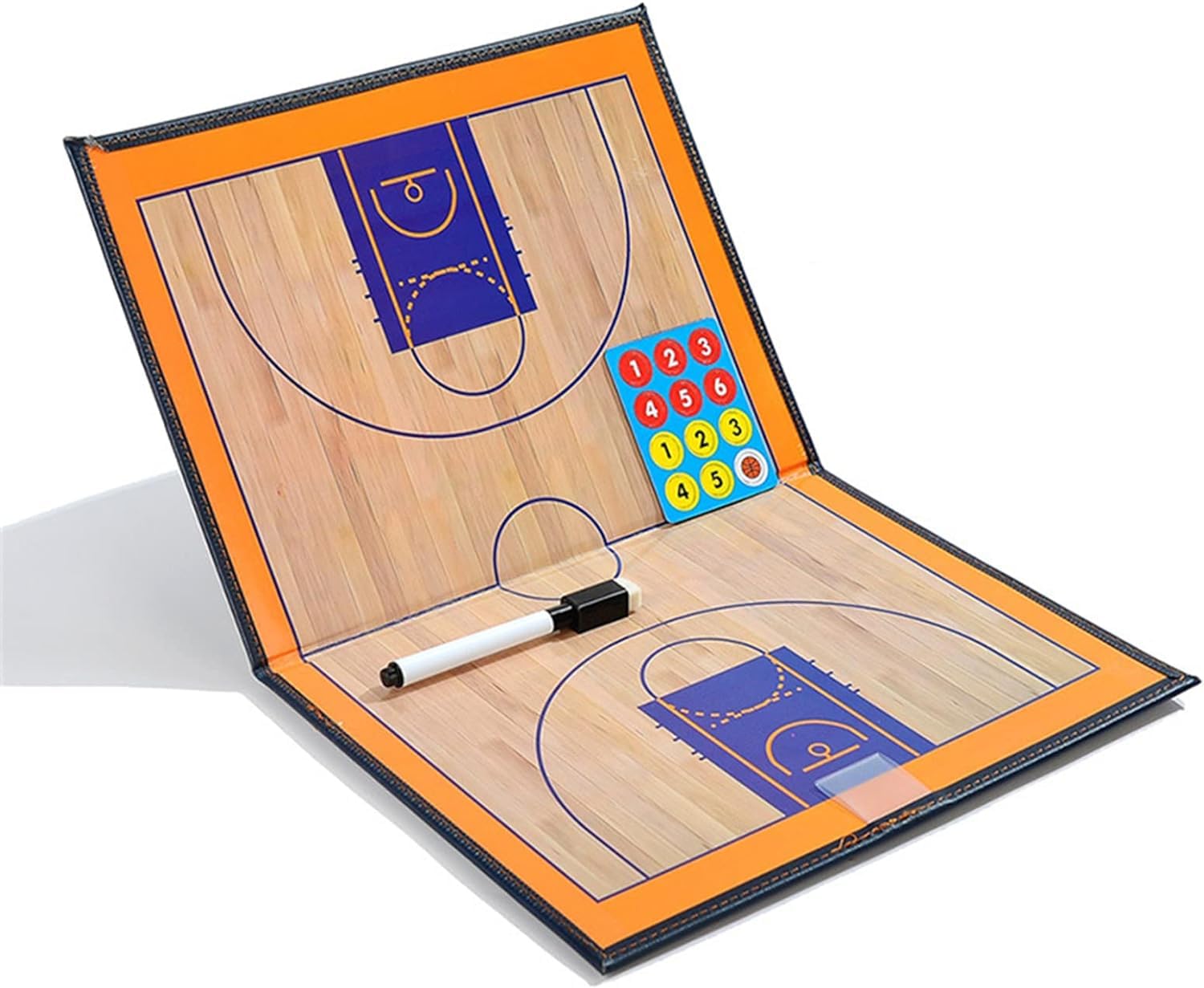 Pizarra Baloncesto Entrenador CREADY con Imanes Lapiceros Carpeta Tactica
