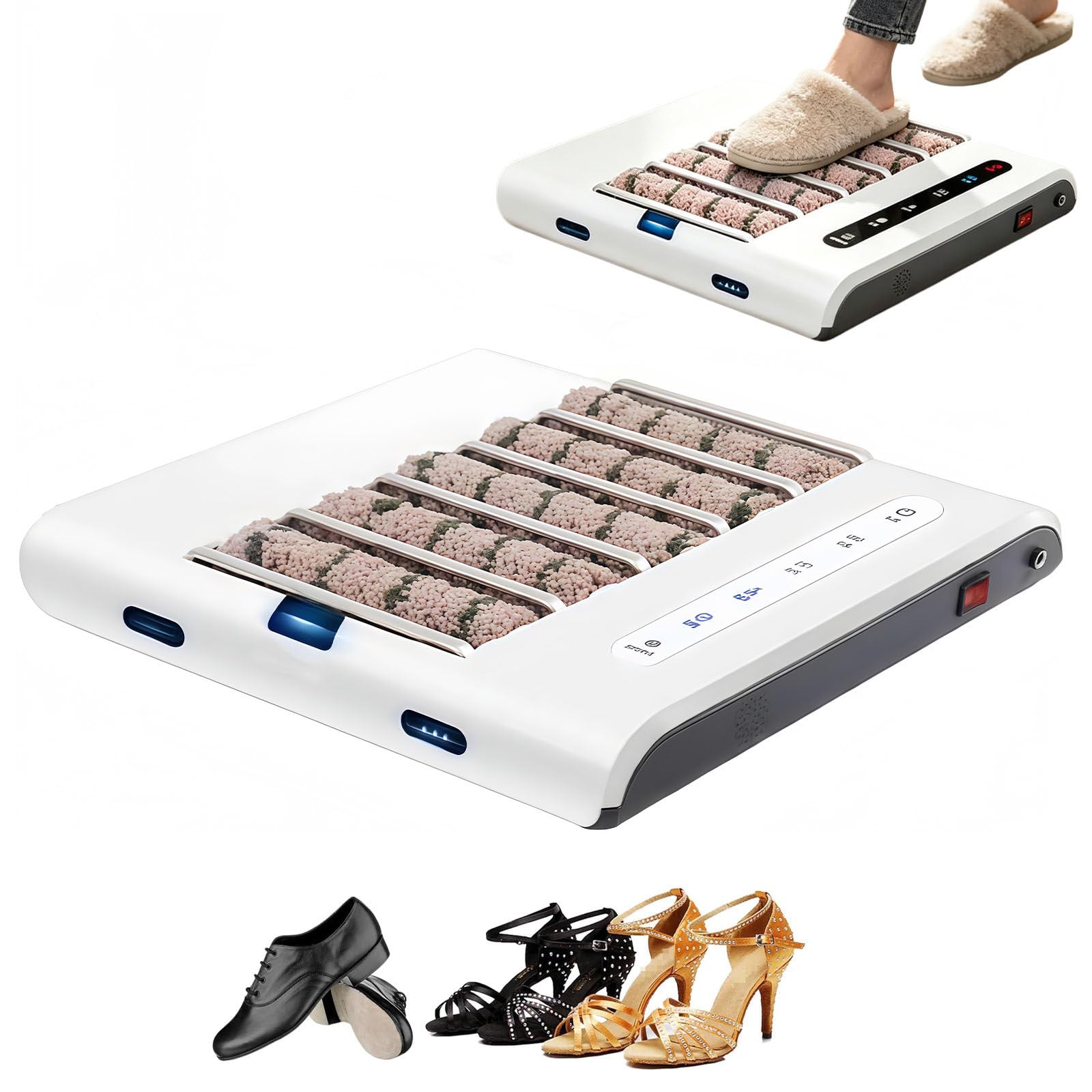 Machine de nettoyage de semelles de chaussures automatique pour maison