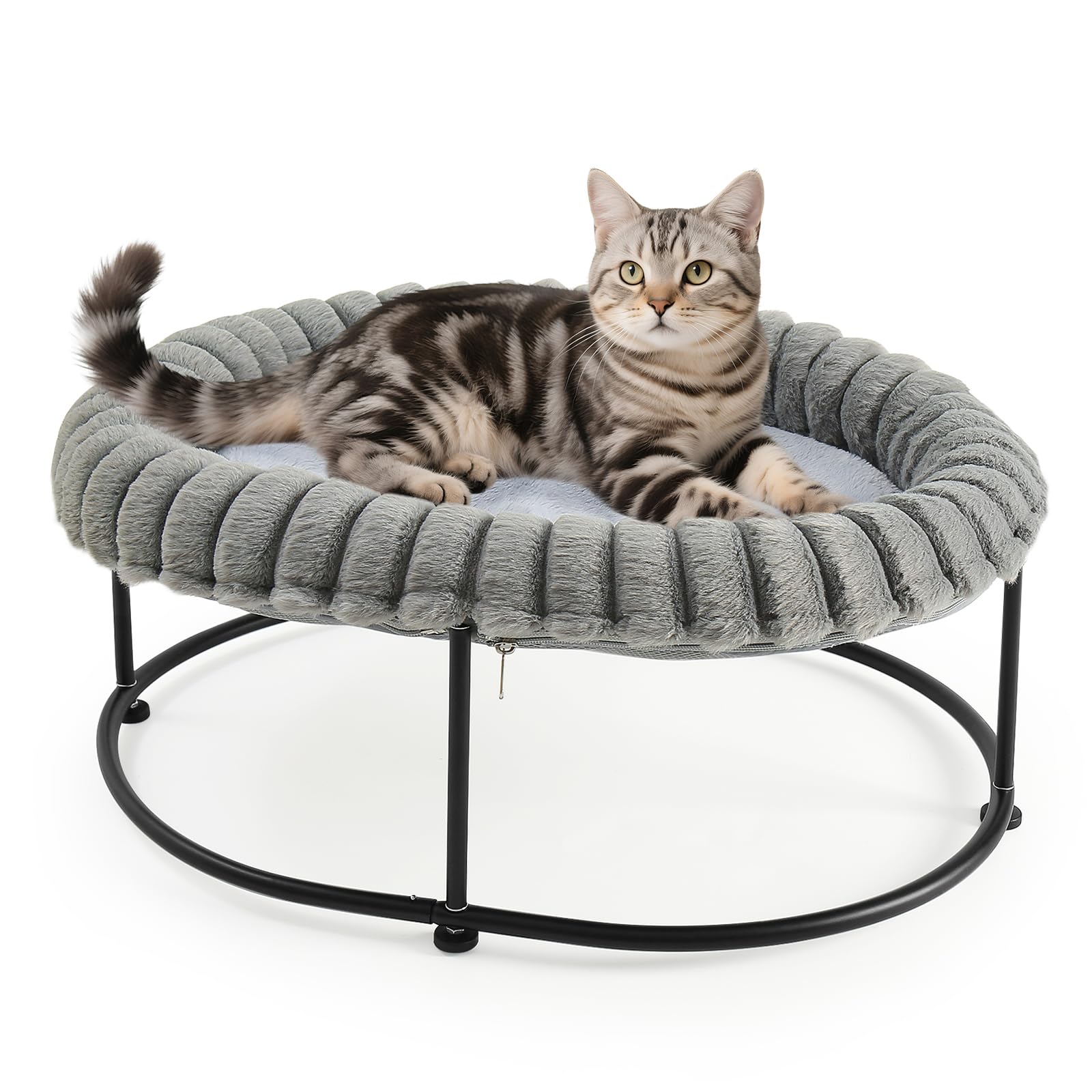 GUUSII HOME Verhoogde Kattenmand voor Binnenkatten - Gesloten GUUSII HOME Verhoogde Kattenmand voor Binnenkatten - Gesloten