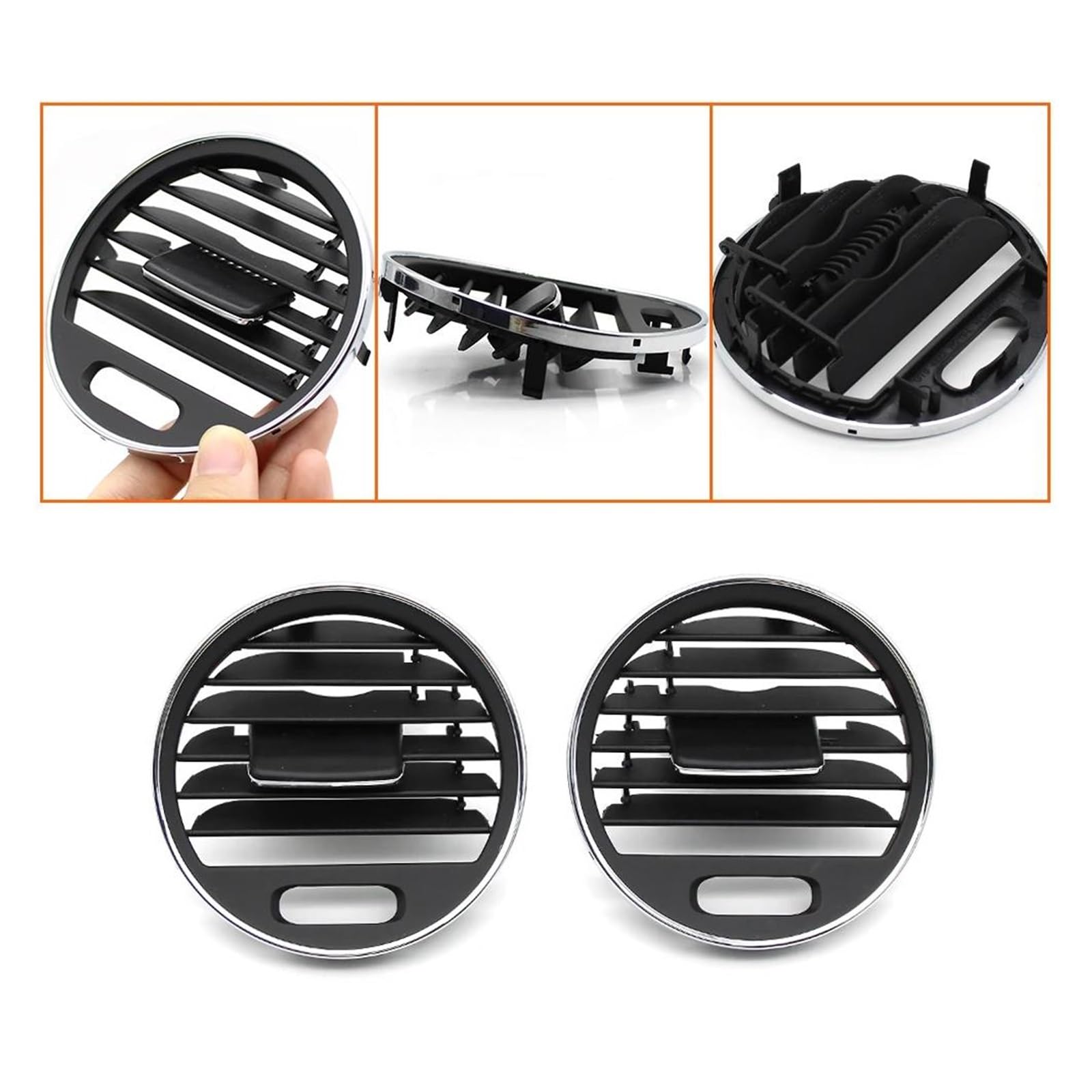 Zamiennik kratki wylotu powietrza do Mercedesa do Benz CLS CLS55 CLS63 CLS350 CLS500 2007-2009 W219 przedni tylny środkowy klimatyzator AC osłona wylotu kratki wentylacyjnej tylna prawa