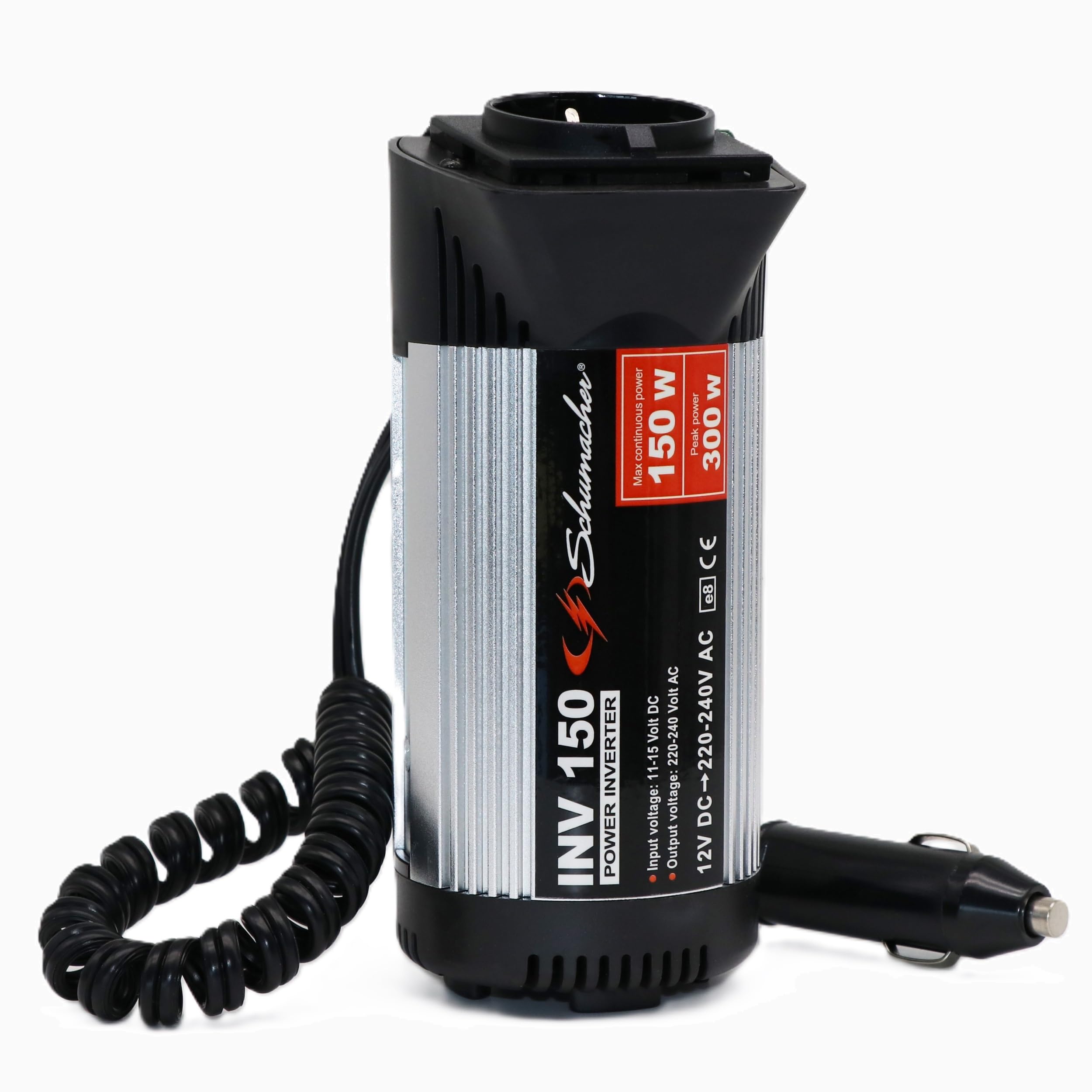 Schumacher CONVERTITORE CORRENTE 150 W  12-220 V FREQUENZA 50/60 Hz