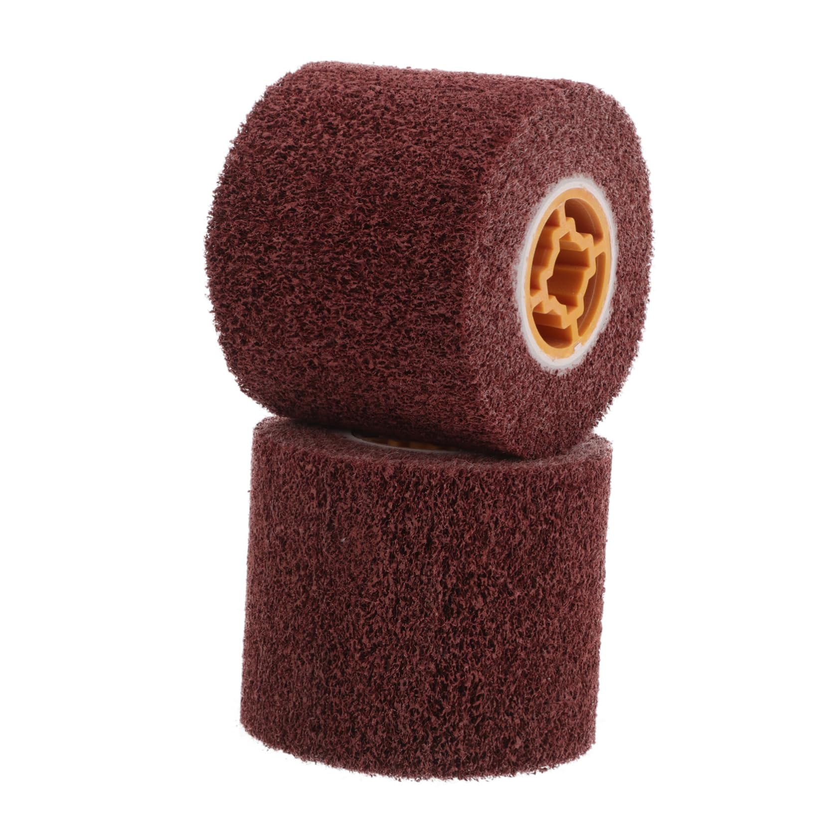 Garneck Handheld Burnishing Tool Stainless Steel Wire Drawing Flap Wheel 120x100mm Easy Installation Polishing Wheel