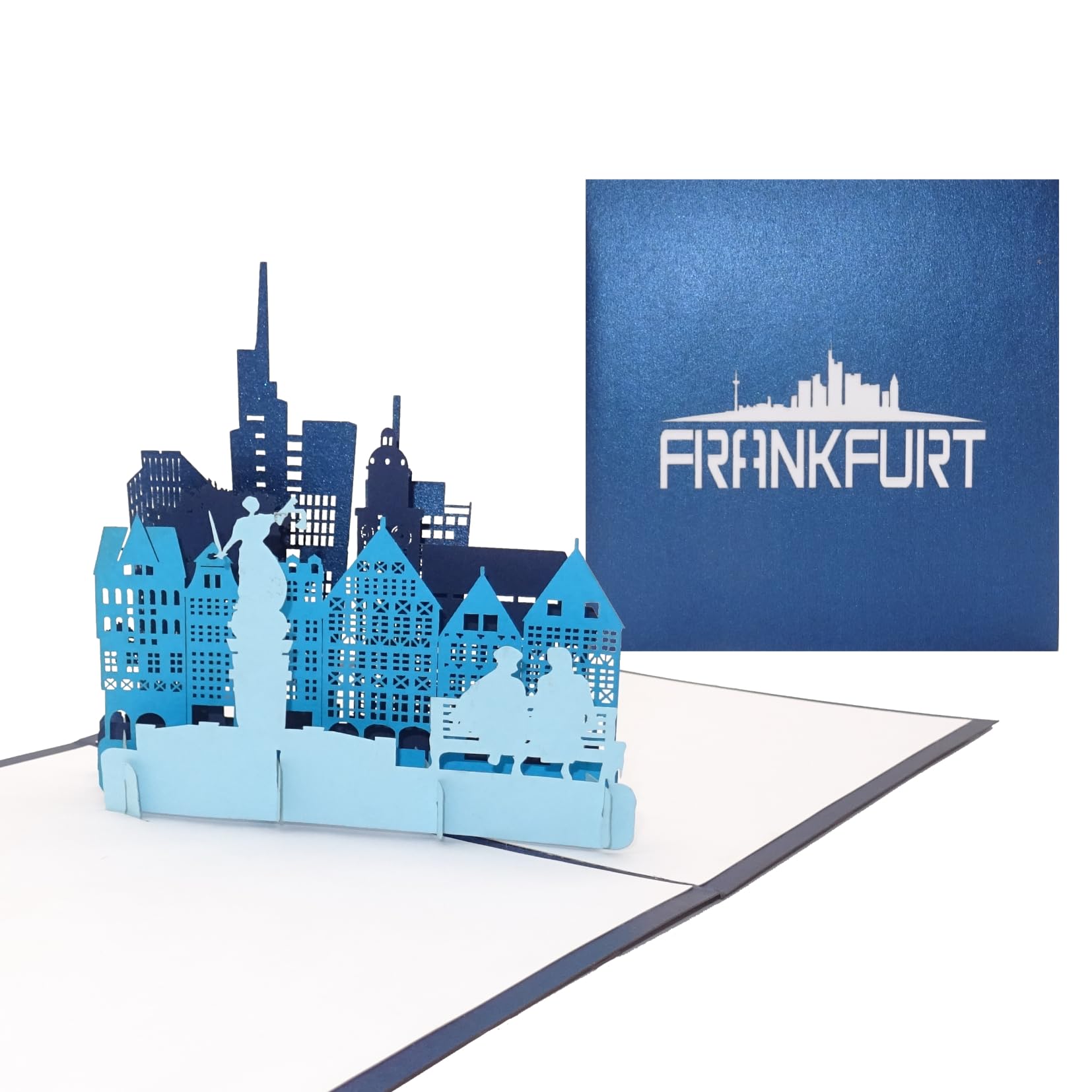 Carte Pop-up "Sieges - Skyline De La Ville" - Carte De Vœux