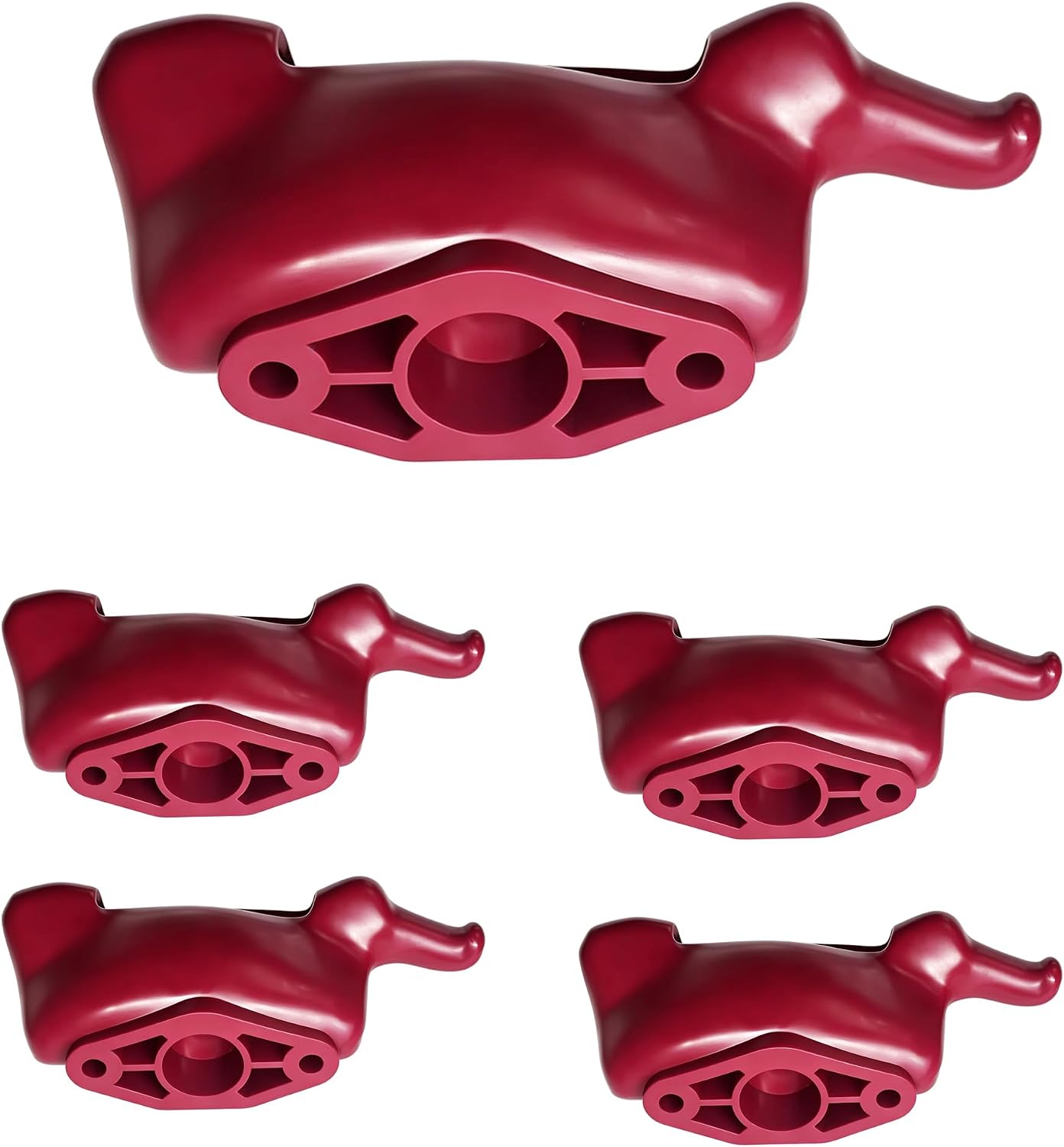 5Pcs TCR343 Red Tire Machine Duck Heads Fit for Hunter Tire Changer Models TC250 TC300 TC325 TC350 TC2000 TC3250 TC3305 TC3300 TC3315 TC3500 TC3715 TC3700 TC3900, 221-675-2-B
