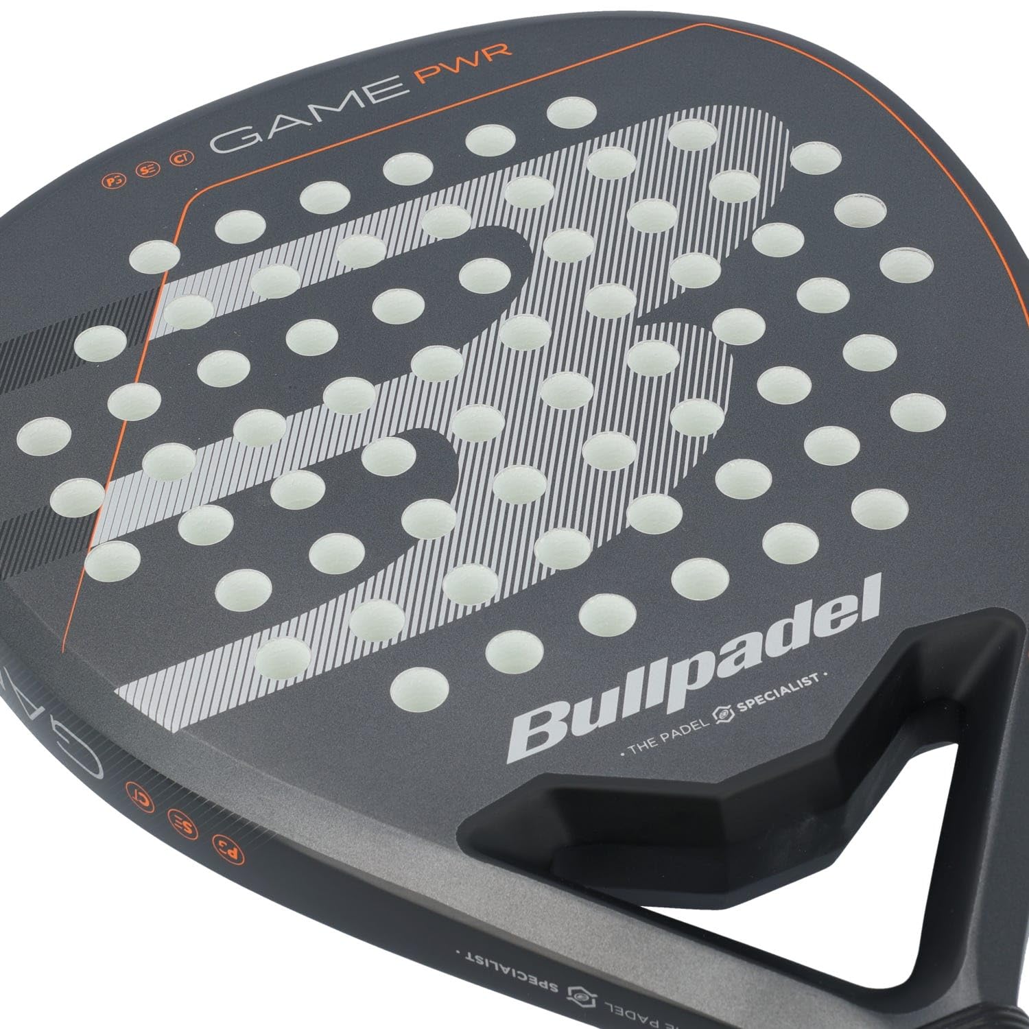 Bullpadel Game PWR Szary