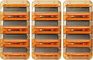 Personna EasyFit 5-Blade Fusion Refill Cartridges – 12 Count Personna EasyFit Fusion5 Razor Blade Refills - Compatible with all Fusion 5 Handles