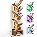 Casaottima Tree Bookshelf with LED Lights