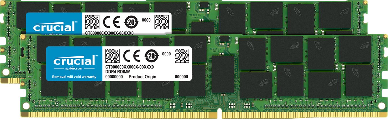 Crucial Technology 32GB (2X 16GB) 288-Pin RDIMM DDR4 (PC4