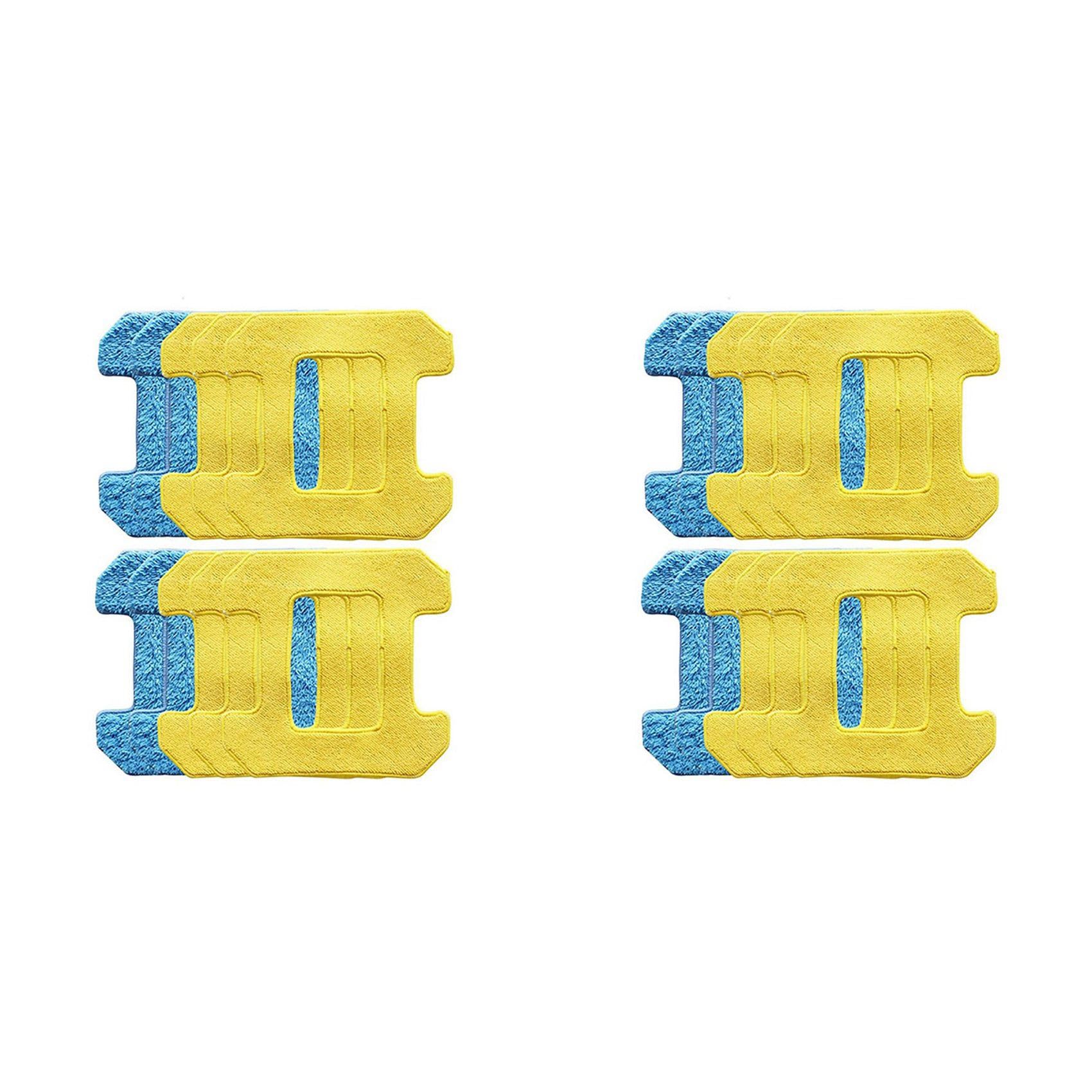 Hndhbfgrt 20Pcs Rubbing Mop Pads for 298 Window Cleaning Robot Accessories Rag Microfiber Material Wet Cleaning+Dry