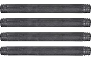 Decorative 3/4" Pipe: Malleable Cast Iron for Industrial-Style Creations