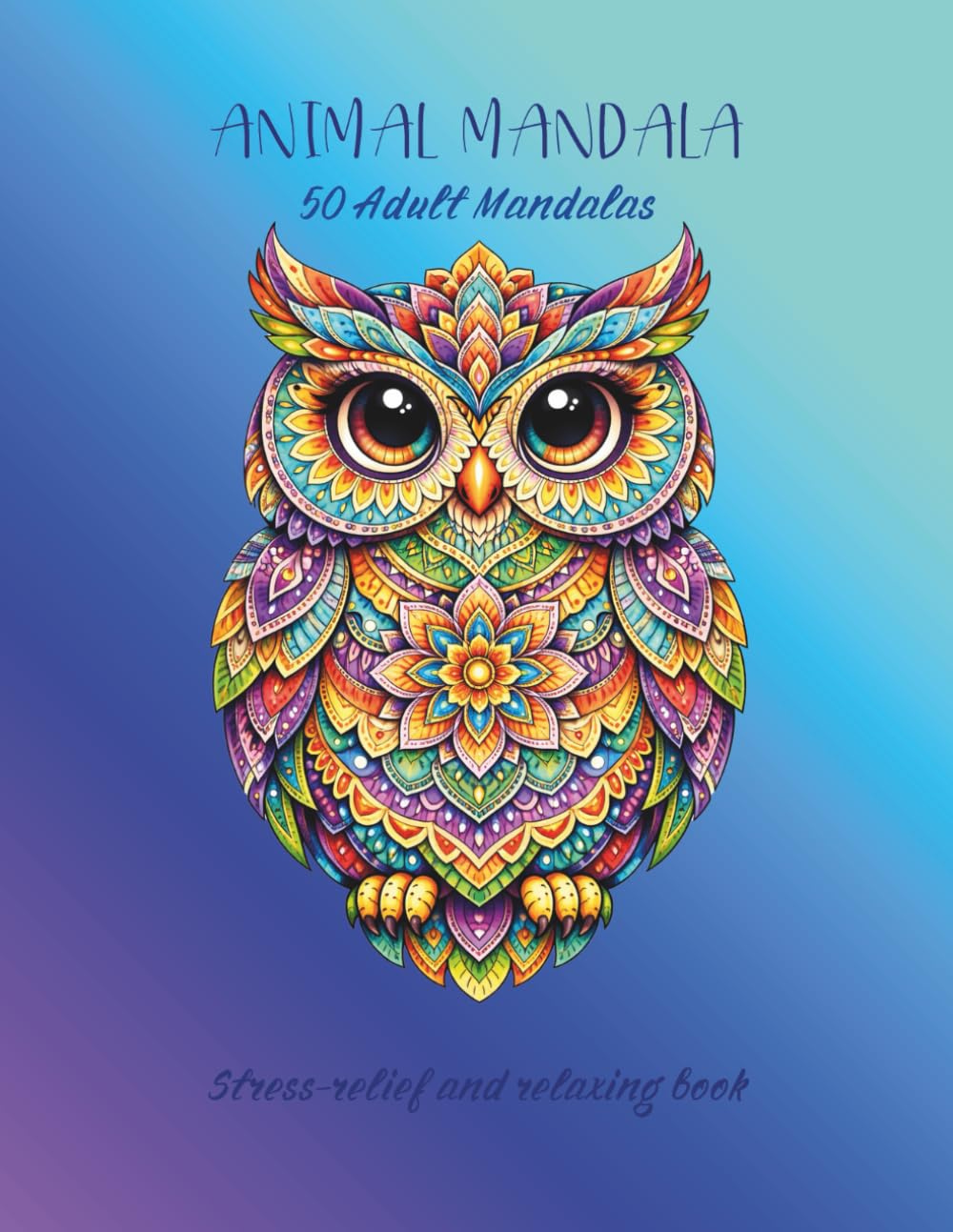 Animal mandala: Stress-relief and relaxing book