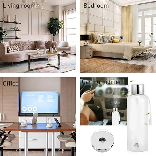 Miniatura 9 de Milltrip Humidificador portátil de niebla fría, mini humidificador portátil, humidificadores de botella de agua USB de 10.1 fl oz, humidificadores