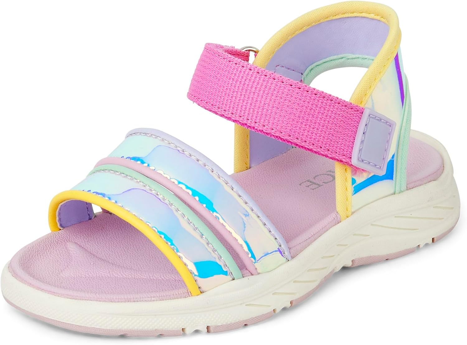 The Children's Place girls Baby Girls and Toddler Sporty Sandals With Adjustable Straps
