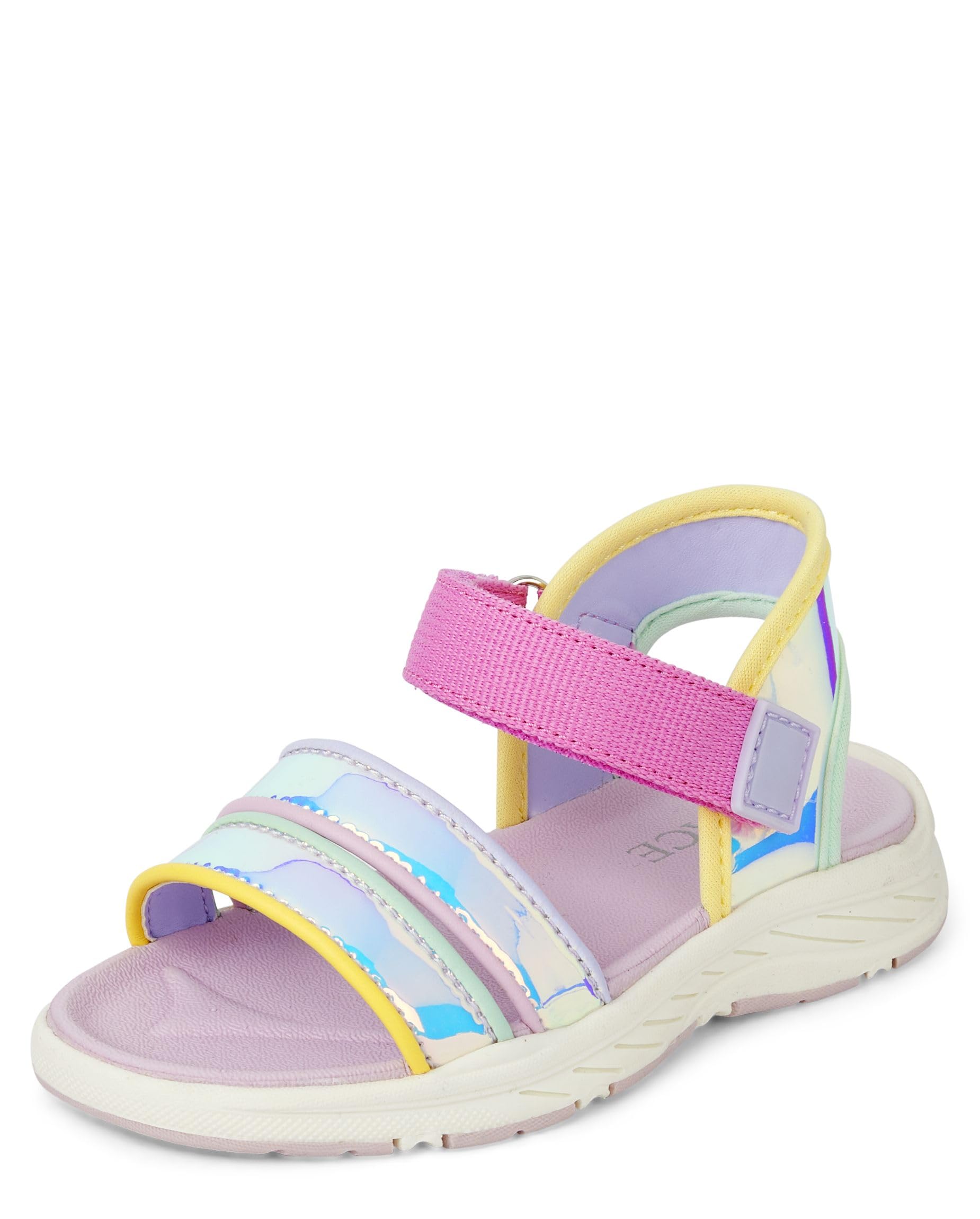 The Children's Place girls Baby Girls and Toddler Sporty Sandals With Adjustable Straps