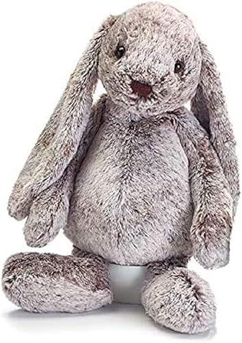 Burton & Burton Conejito de peluche gris de 18 pulgadas