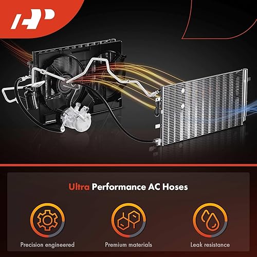 Miniatura 2 de A-Premium A/C Discharge Line Hose Assembly Compatible with Jeep Grand Cherokee Limited 2002-2004 V8 4.7L, Compressor to Condenser