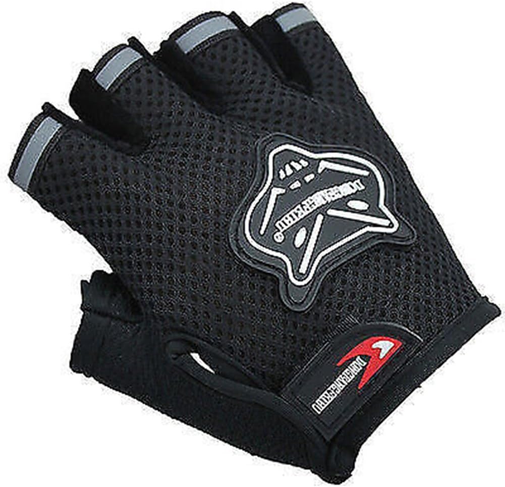 Cloulds_Zone Kids Boys Girls Bike Gloves for Powerlifting, Weight Training, Biking, Cycling - Gym Sports Workout Half Finger Gloves for Ages 6-10 Years Old (Black) : Sports & Outdoors