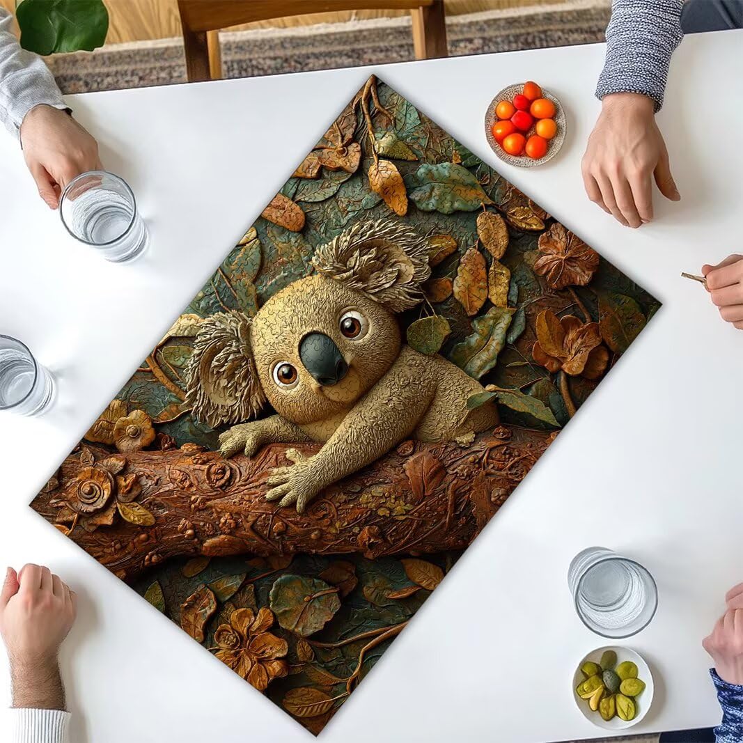 Puzzle 2000 Piezas, Puzzle Coala de Madera para Adultos, Regalos -2228