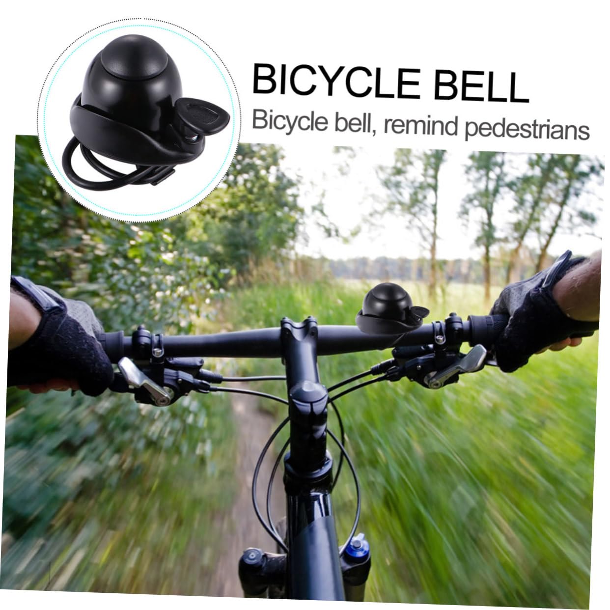 Klaxon Sonore Pour Vélo Enfant – Effets Moto, Son Fort, Guidon 12 Cm – Plastique Et Caoutchouc – Accessoire Amusant Et Sécurisant