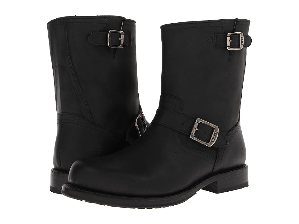 

Frye Wayde Engineer Pull On (Black Washed Antique Pull Up) Men's Shoes