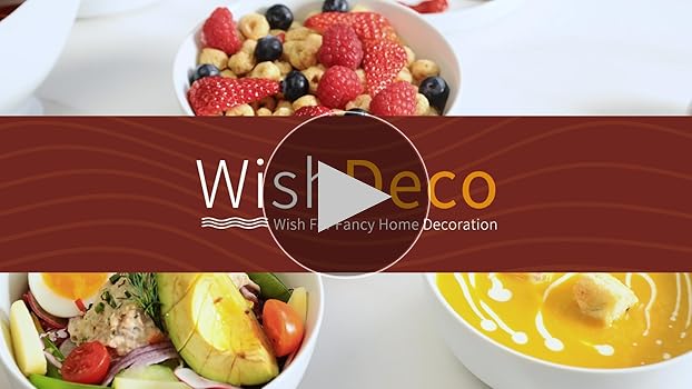 Amazon.co.jp: WishDeco 丼 食器 4個セット サラダボウル 600ml