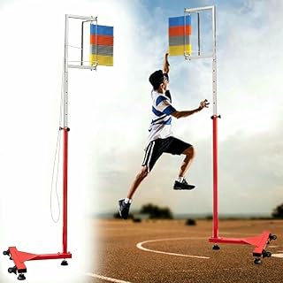 Height Jumping Equipment, Training Aid, for Basketball,Vertical Jumping Tester in Adjustable Metal