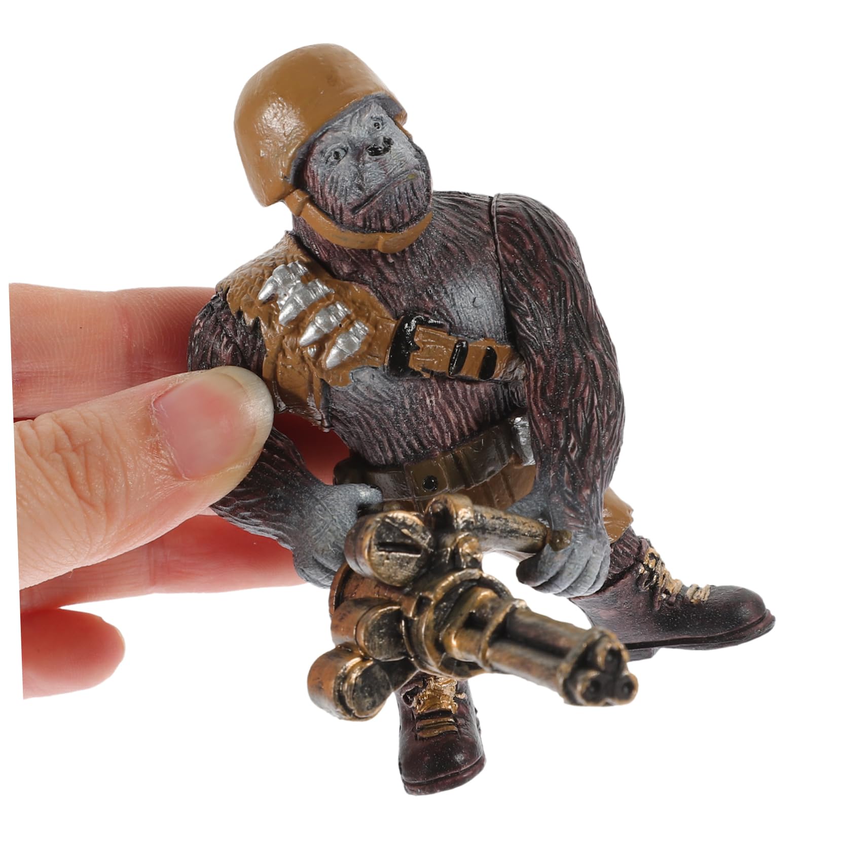 BESTonZON 4 Pz Modello Di Figure Di Animali Giganti Animali in Miniatura Giocattoli Degli Animali Della Giungla Miniature Da Tavolo Bambino Plastica Animale Decorazioni