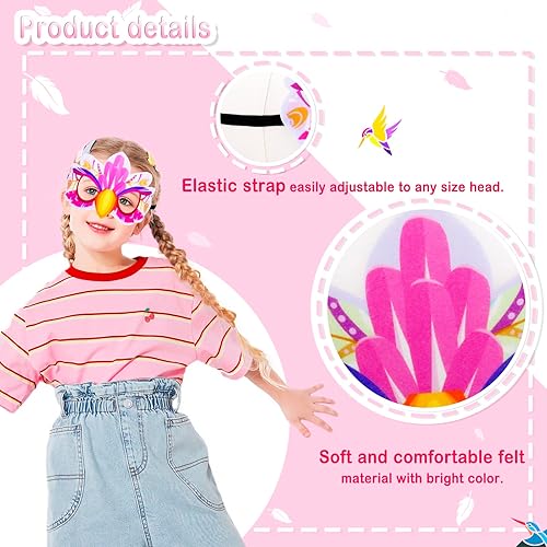 Miniatura 15 de iROLEWIN Chaleco de águila y alas de pájaro, disfraz para niños y máscara de pájaro, disfraces para niños pequeños para jugar, regalos de fiesta