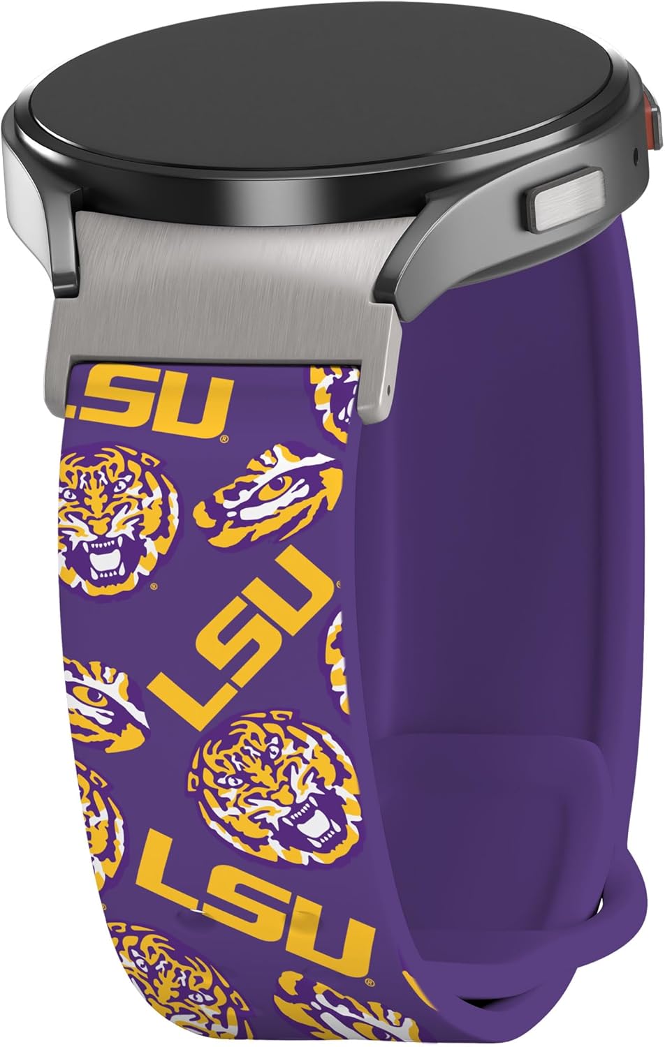 Affinity Bands LSU Tigers HD Fitted Watch Band Compatible with Samsung Galaxy Watch 4-7 (Short Scattered)