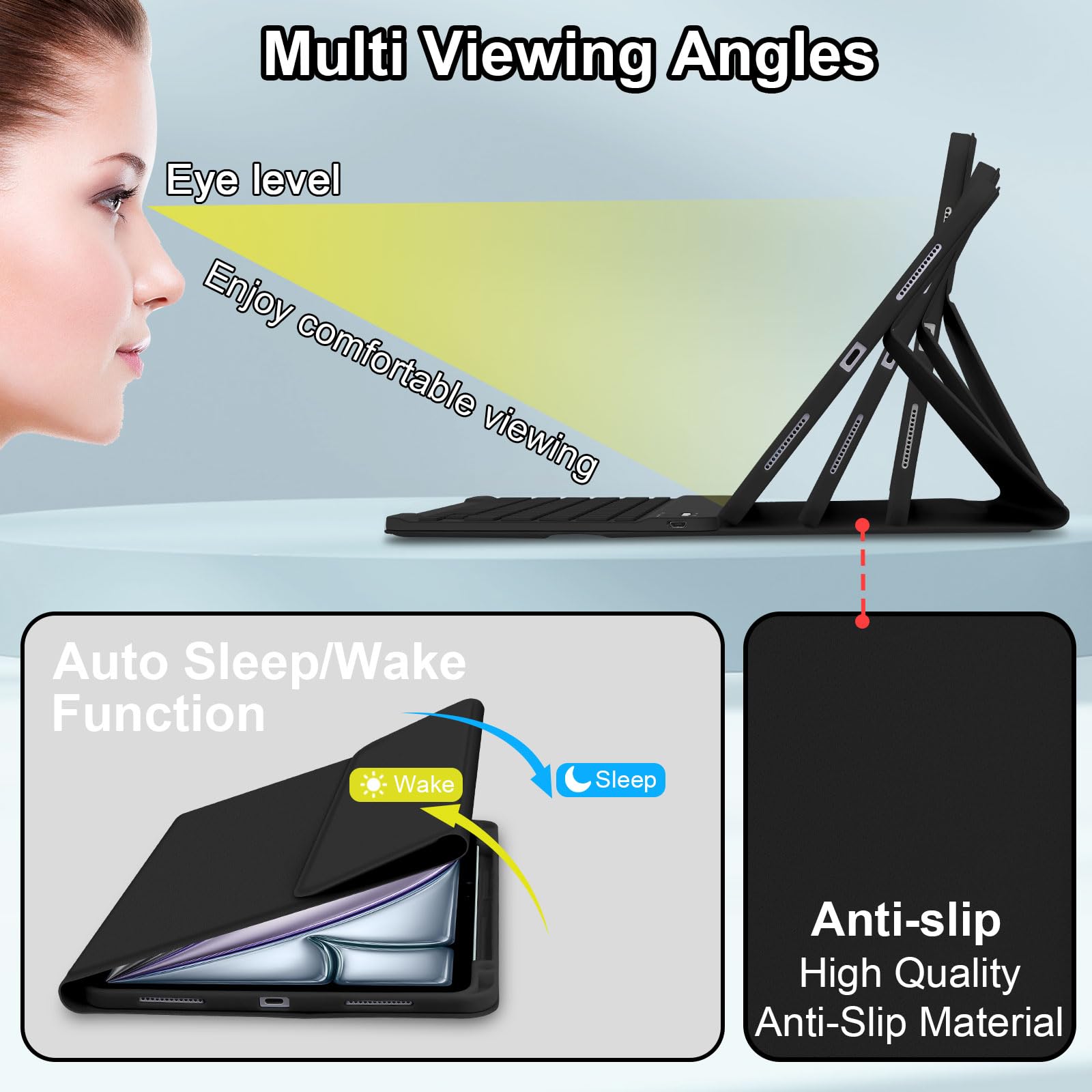 Amazon.com: Bettdow Keyboard Case for iPad Air 11 inch 2025 M3